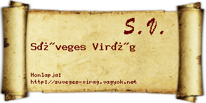Süveges Virág névjegykártya